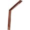 Ekena Millwork Stockport Steel Bracket, Hammered Copper 2"W x 16"D x 16"H BKTM02X16X16STHCO - alternate 1